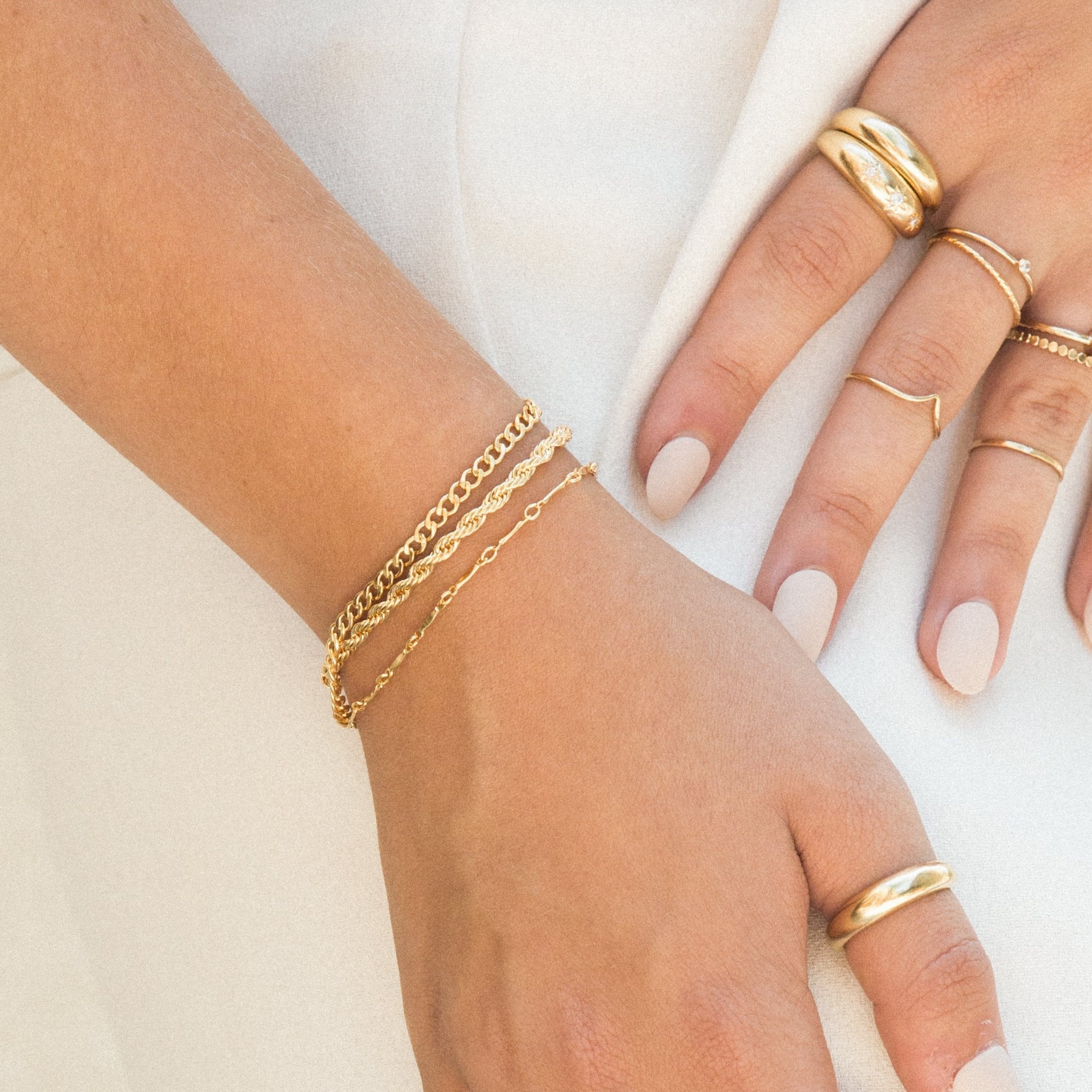 Chunky Rope Chain Bracelet