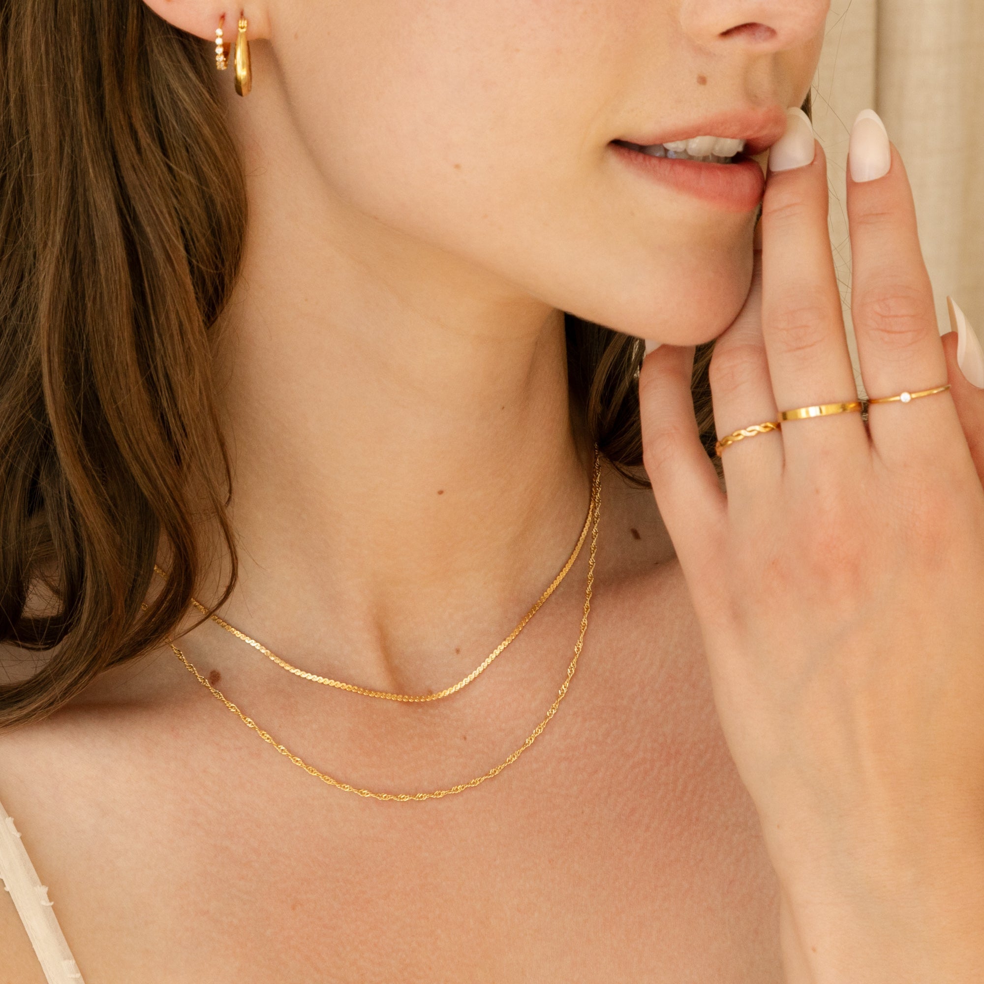 Dainty Serpentine Chain Necklace