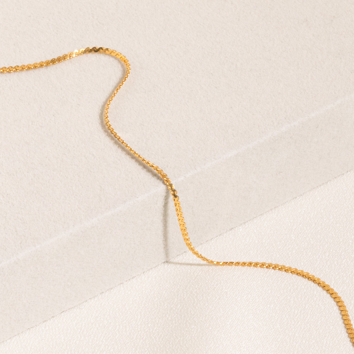 Dainty Serpentine Chain Necklace