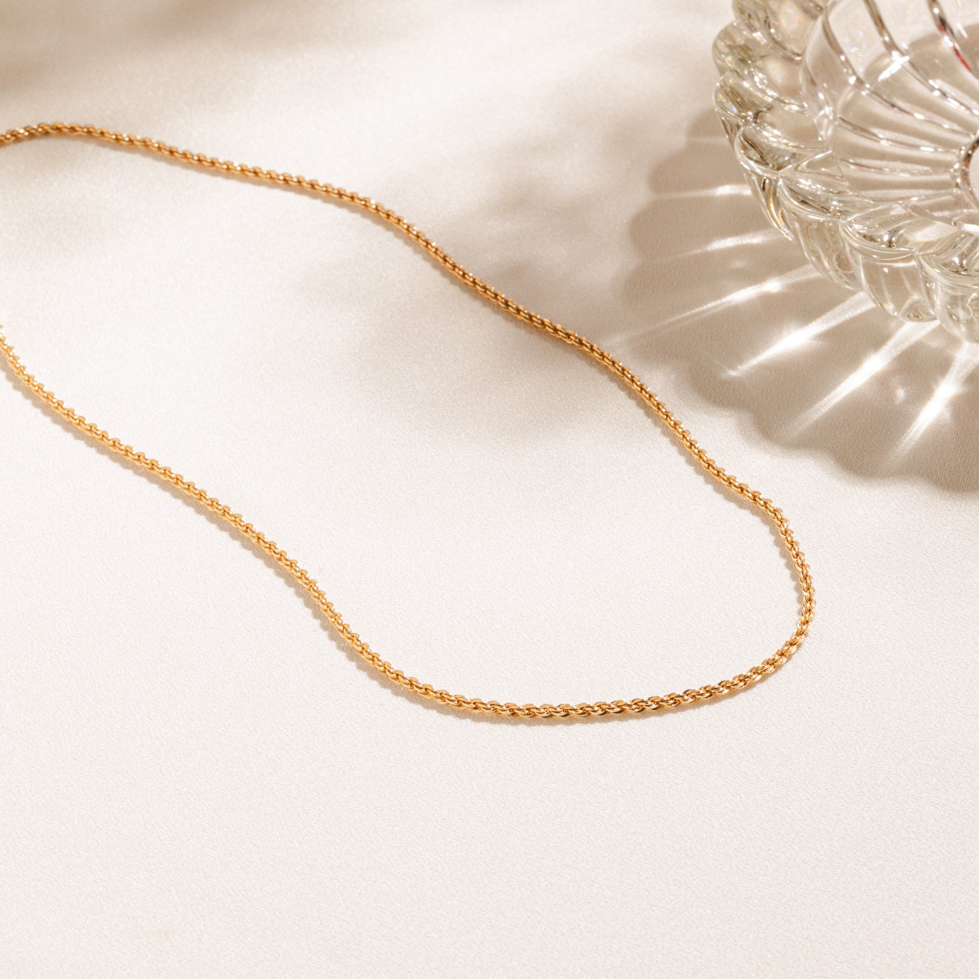 French Rope Chain Necklace