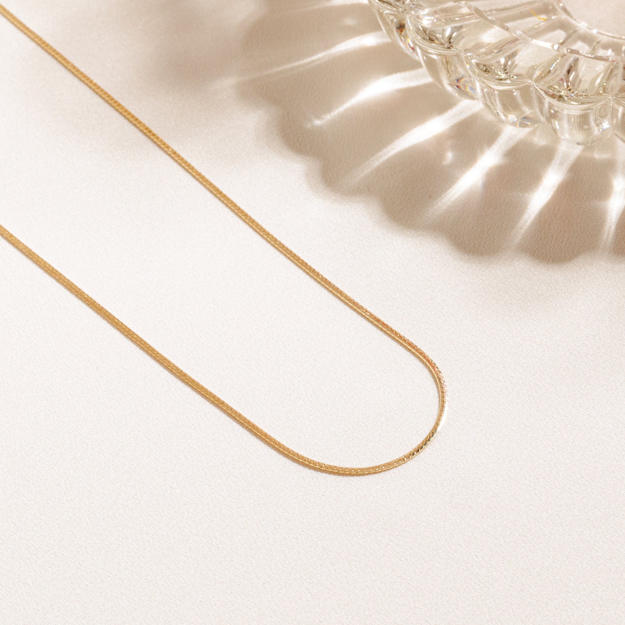 Dainty Herringbone Necklace