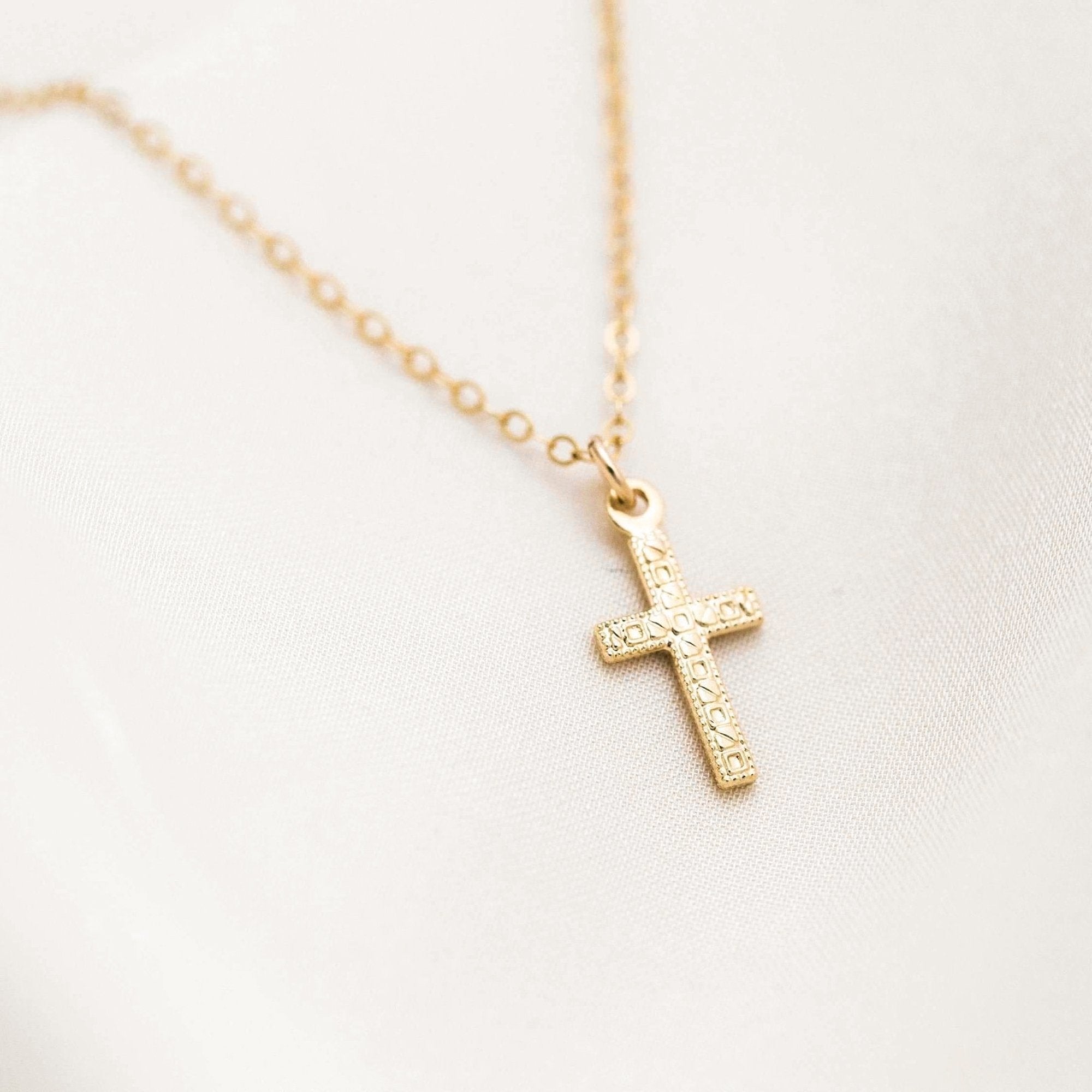 Tiny Cross Necklace