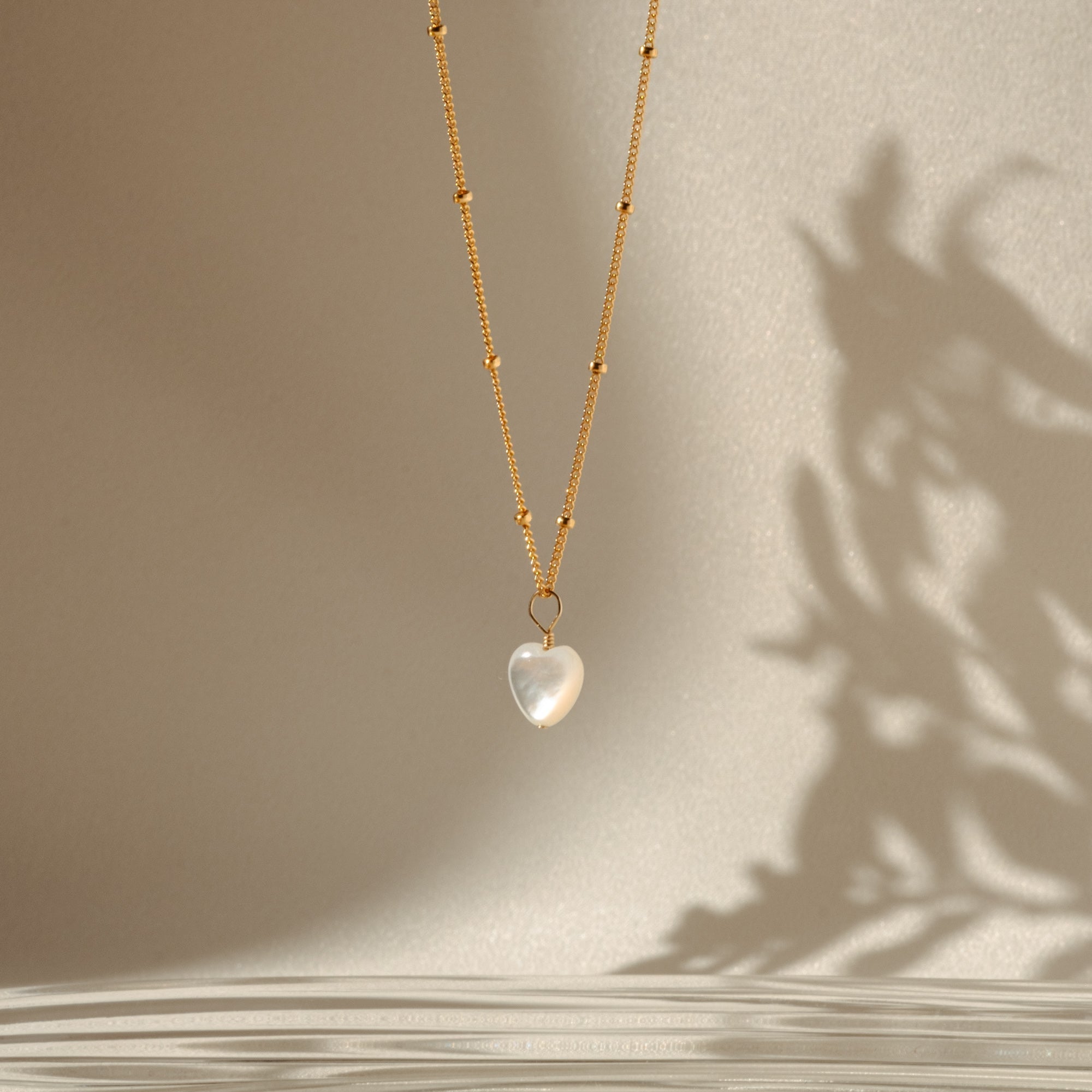 Pearl Heart Necklace