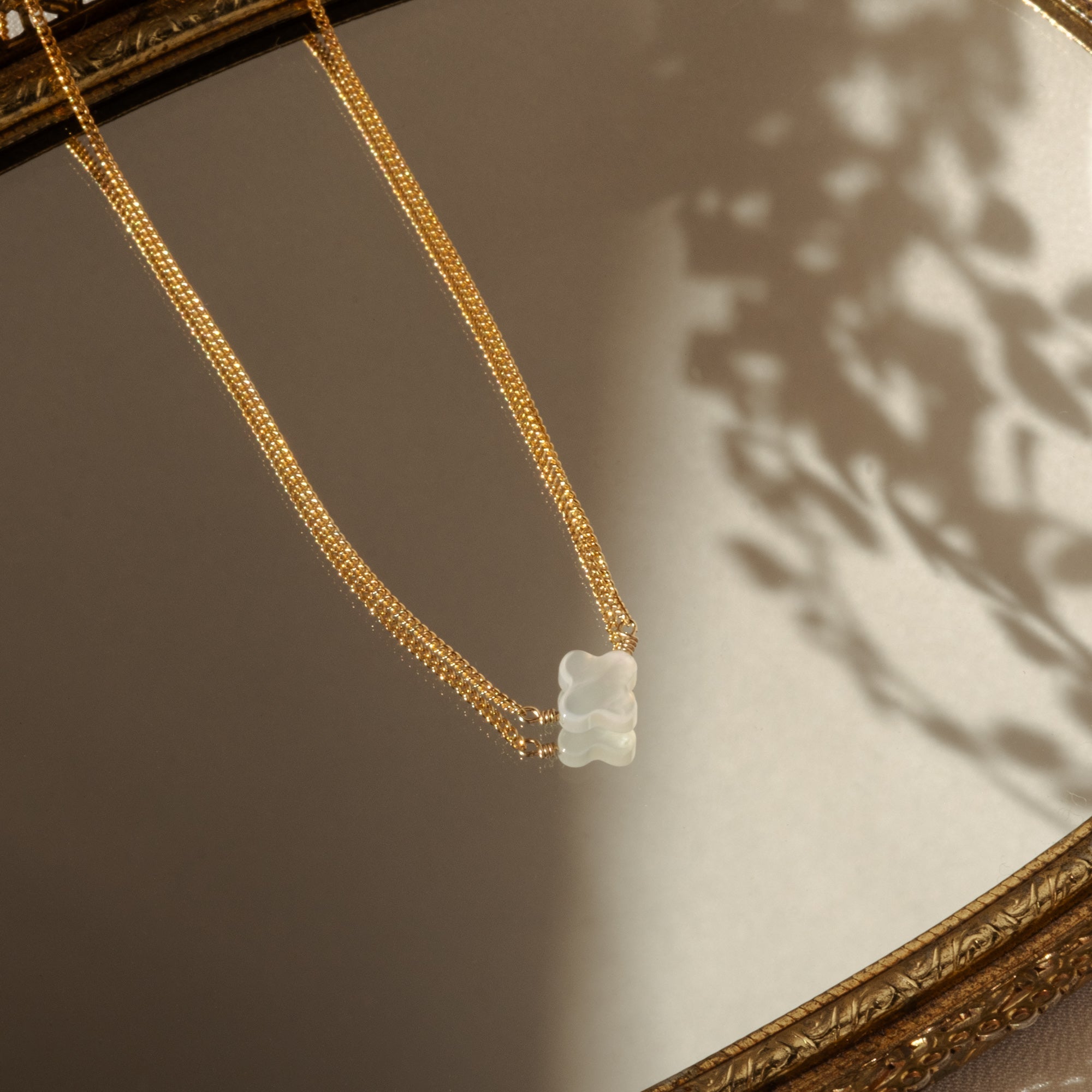 Pearl Clover Necklace