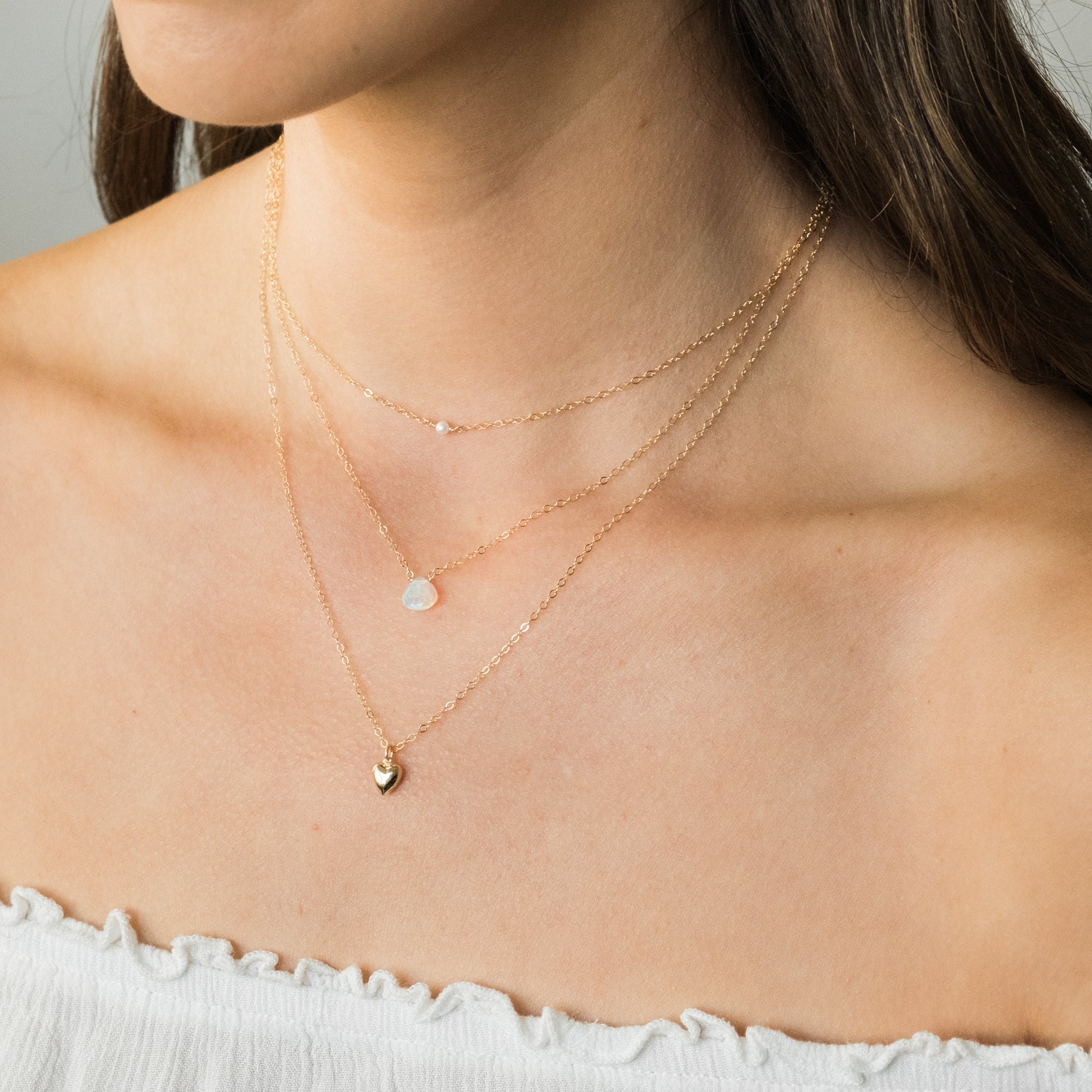 Dainty Opal Necklace