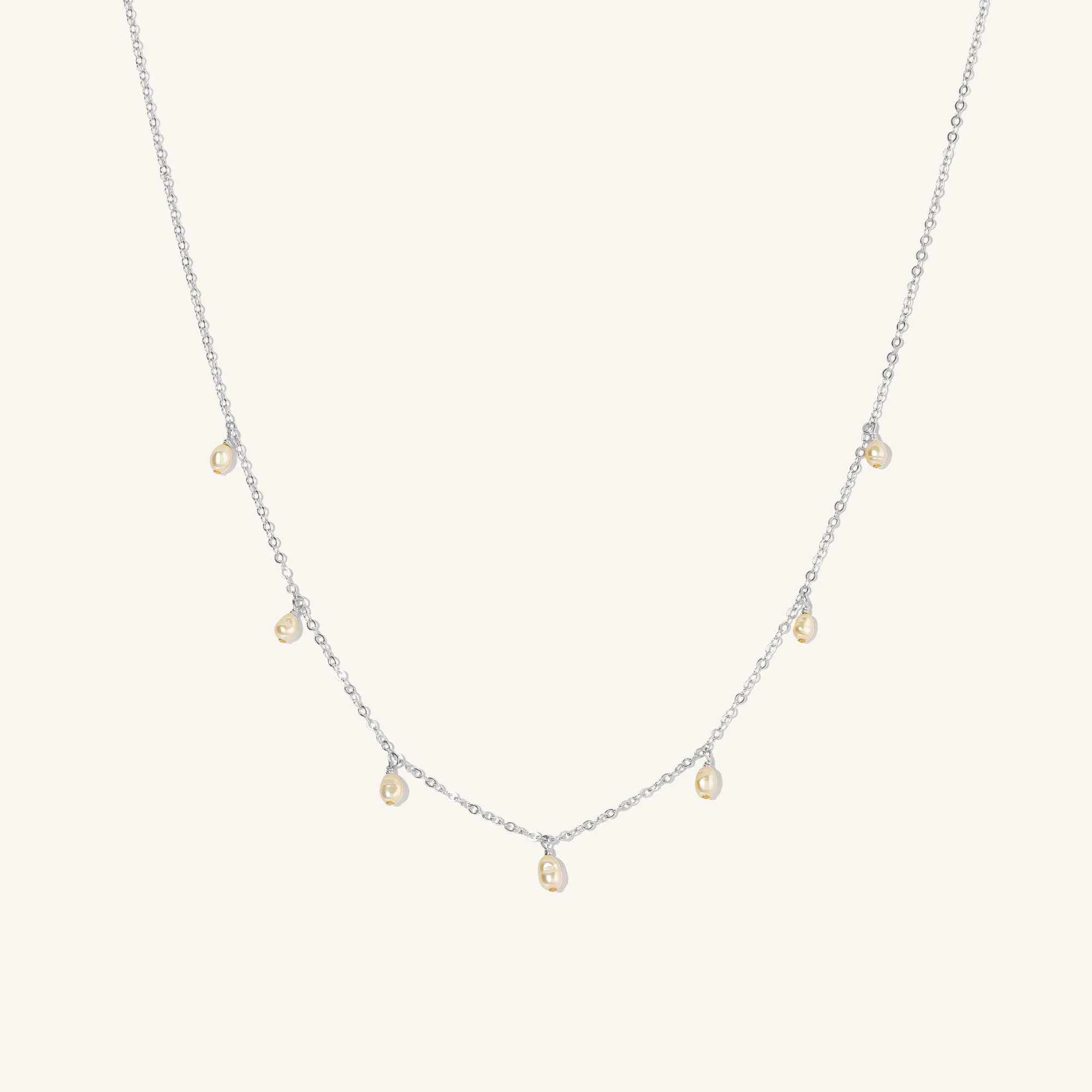 Dangling Pearl Necklace