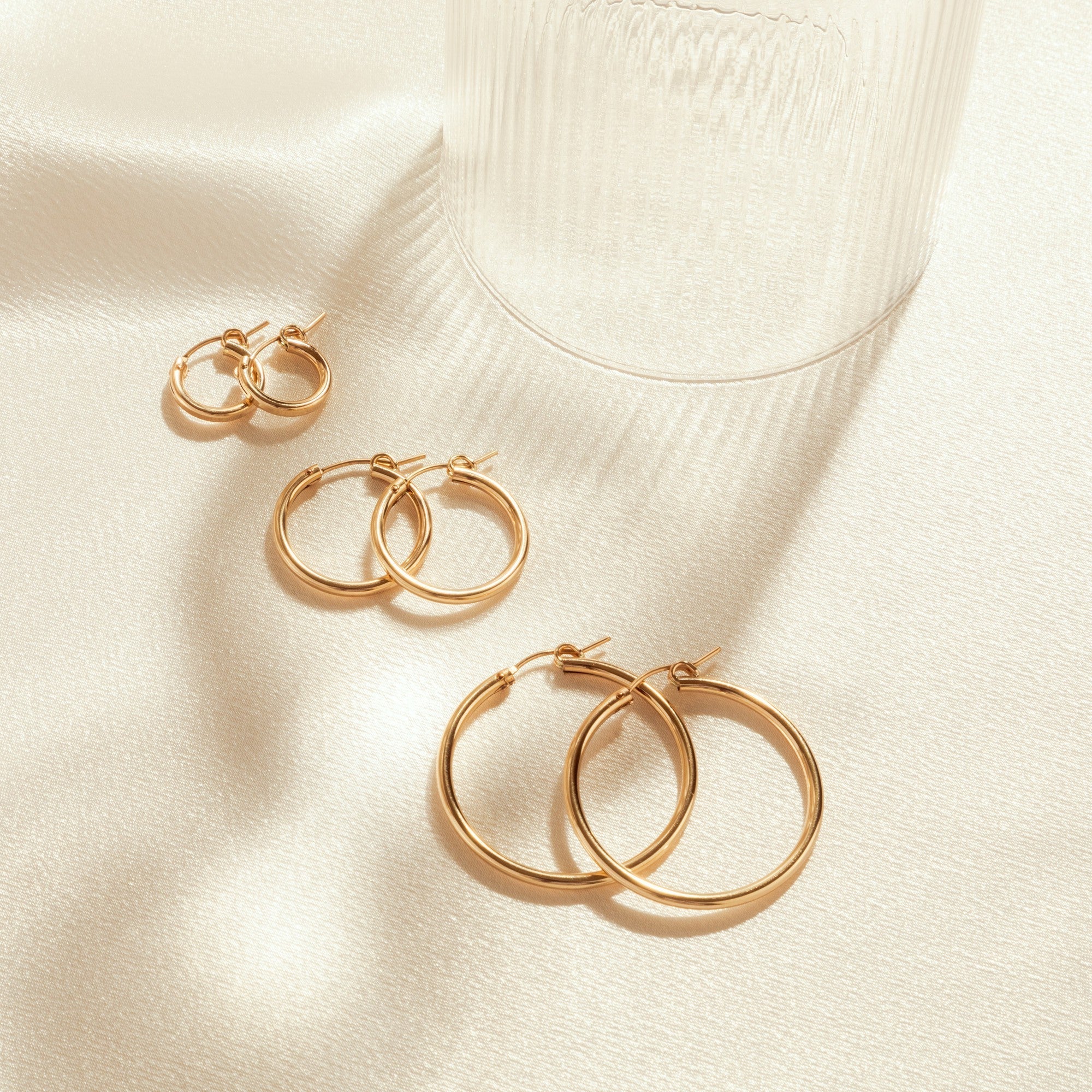 Everyday Hoop Earrings Set