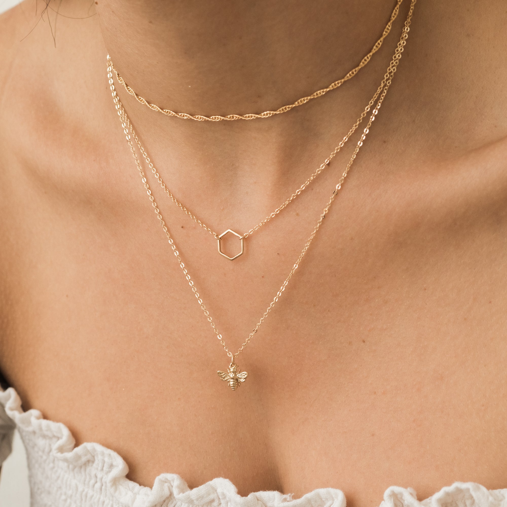 Honey Bee Necklace
