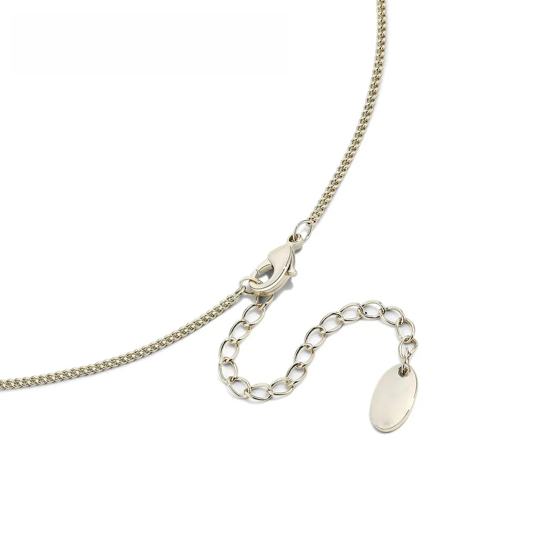 Smoky Gold Heart CZ Necklace