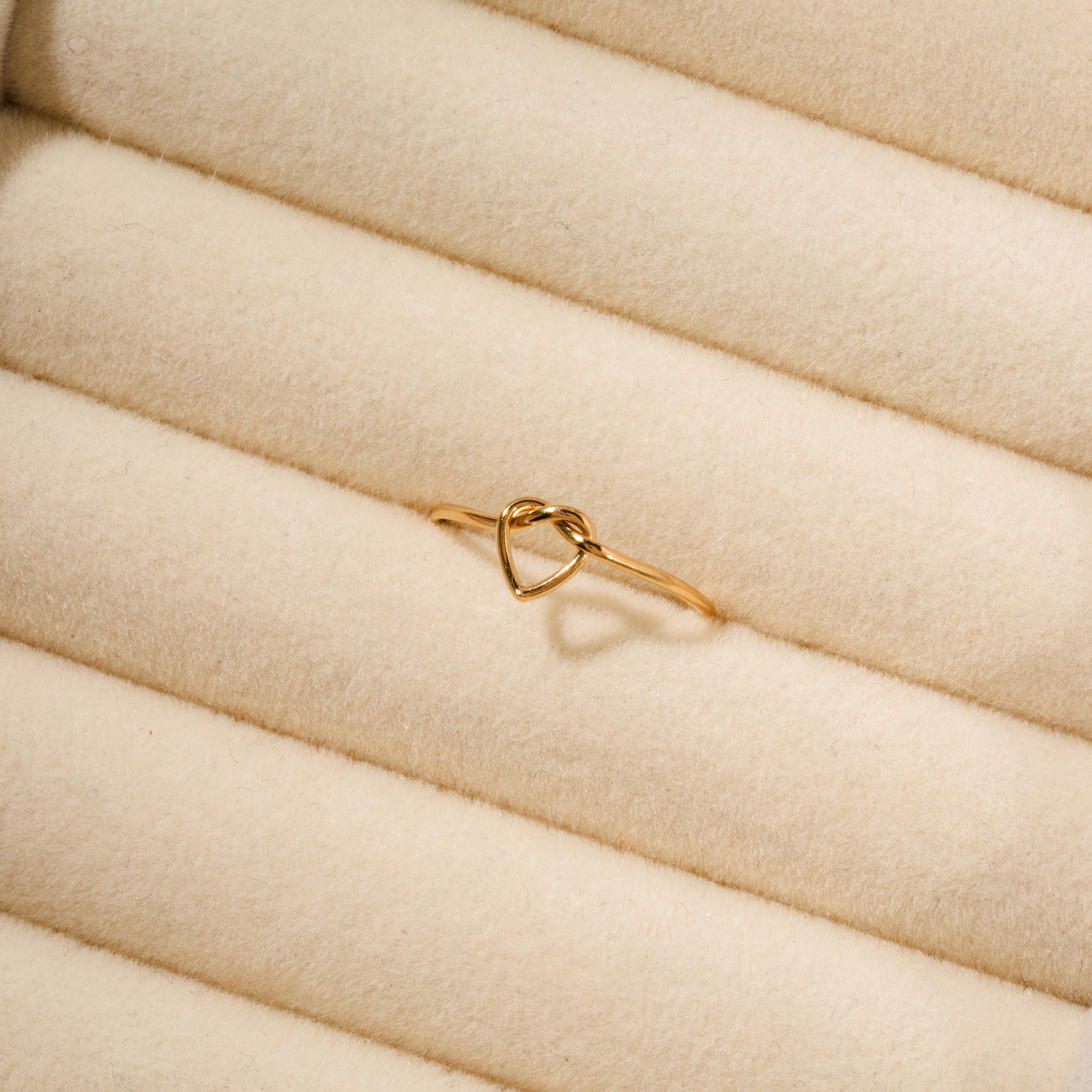 Heart Love Knot Ring