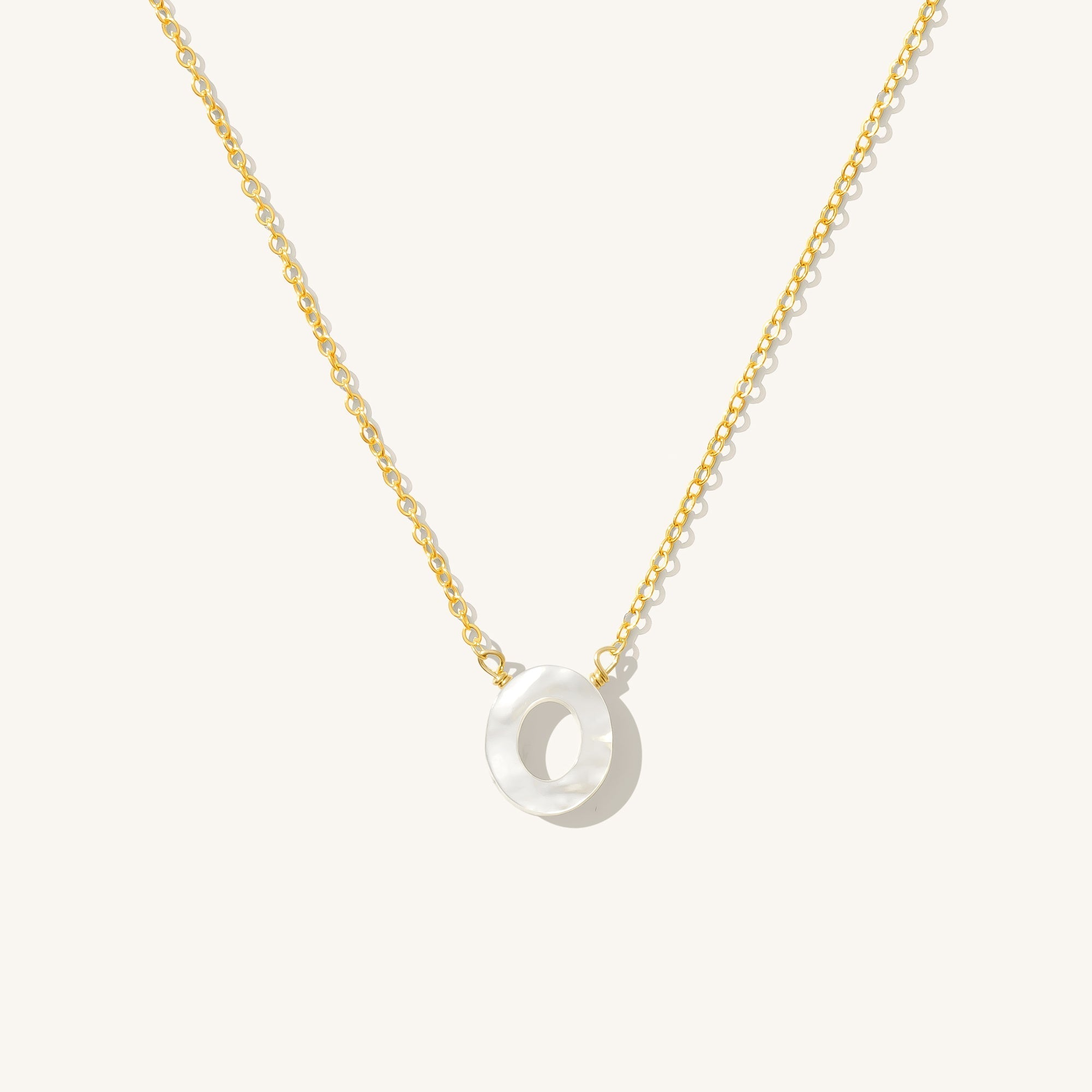 Pearl Initial Necklace