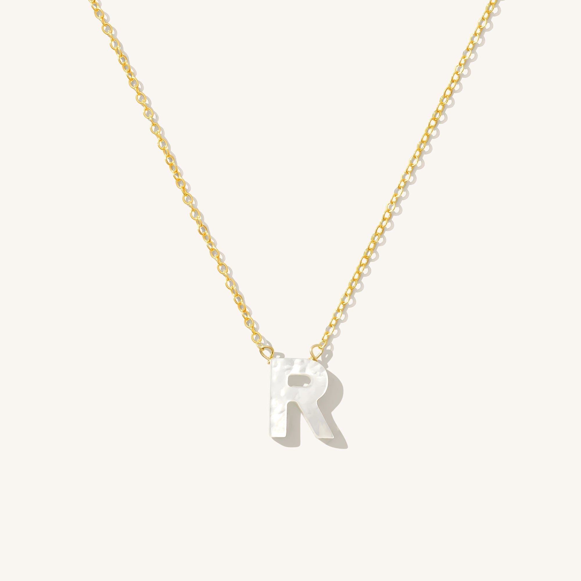Pearl Initial Necklace