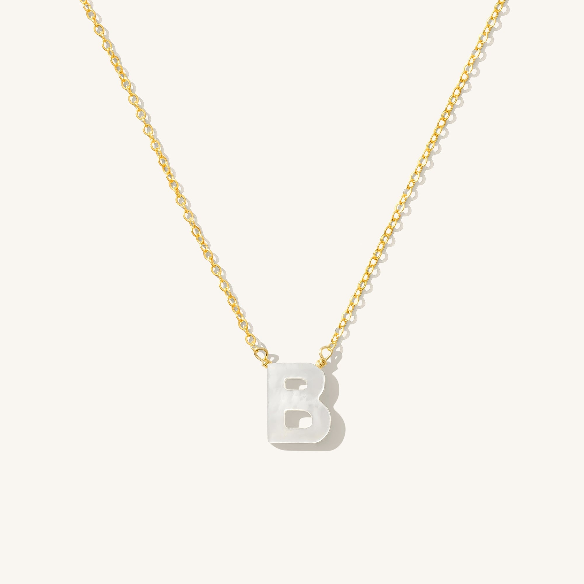 Pearl Initial Necklace