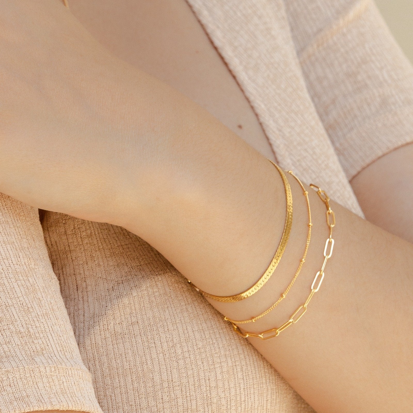Paperclip Chain Bracelet