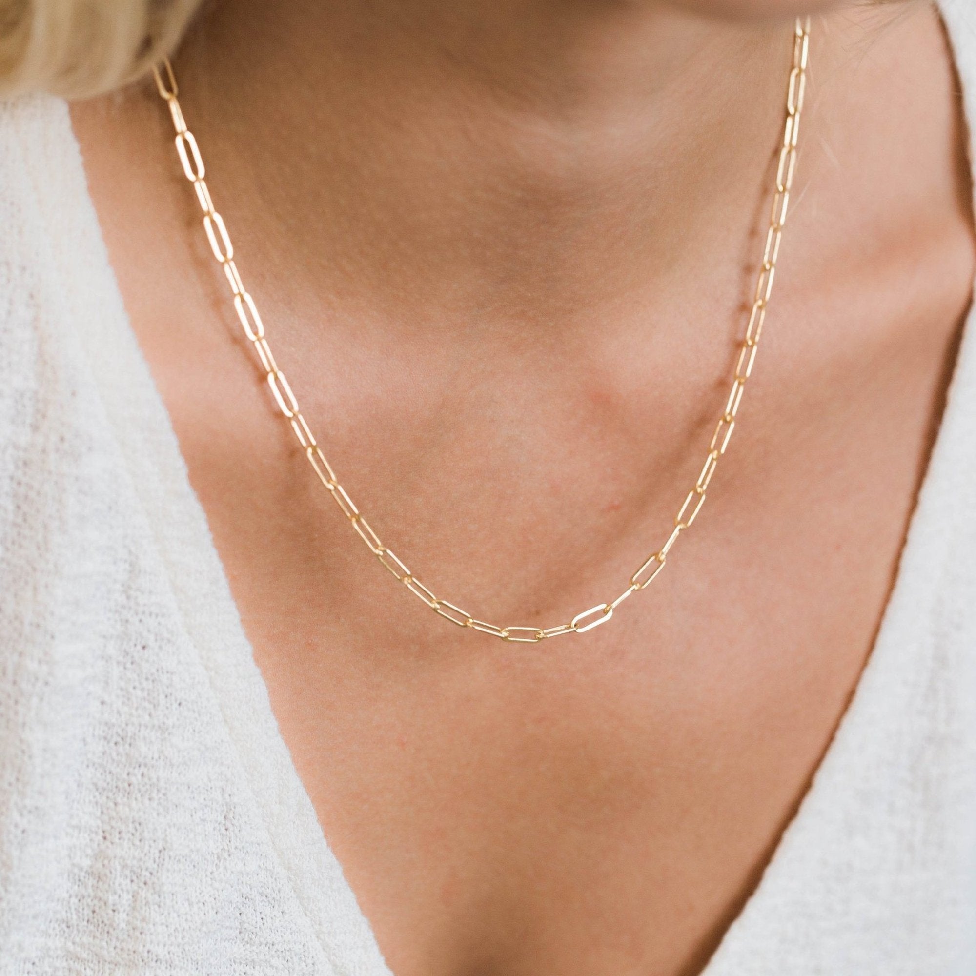Paperclip Chain Necklace