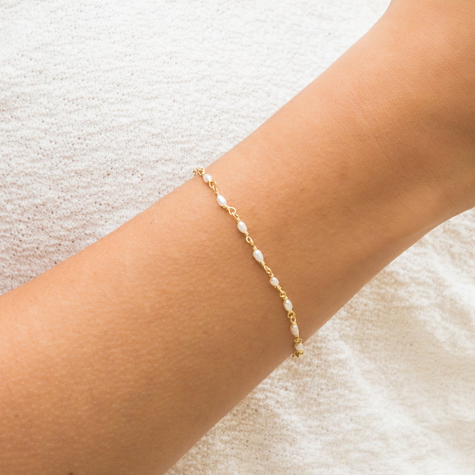 Pearl Chain Bracelet