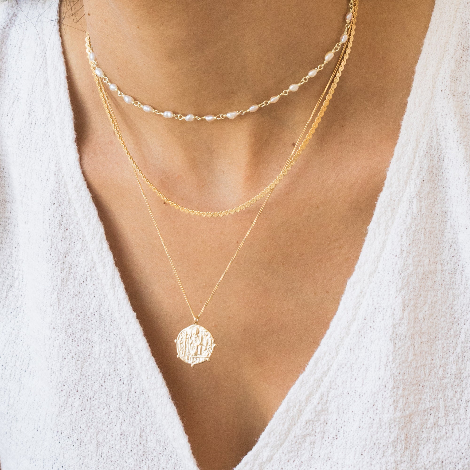 Pearl Chain Necklace