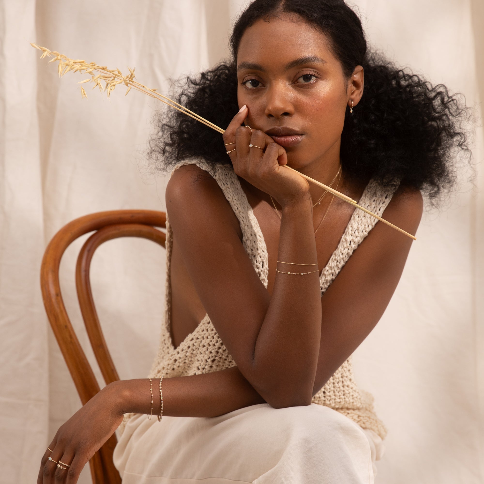 Opal + Diamond Tennis Bracelet