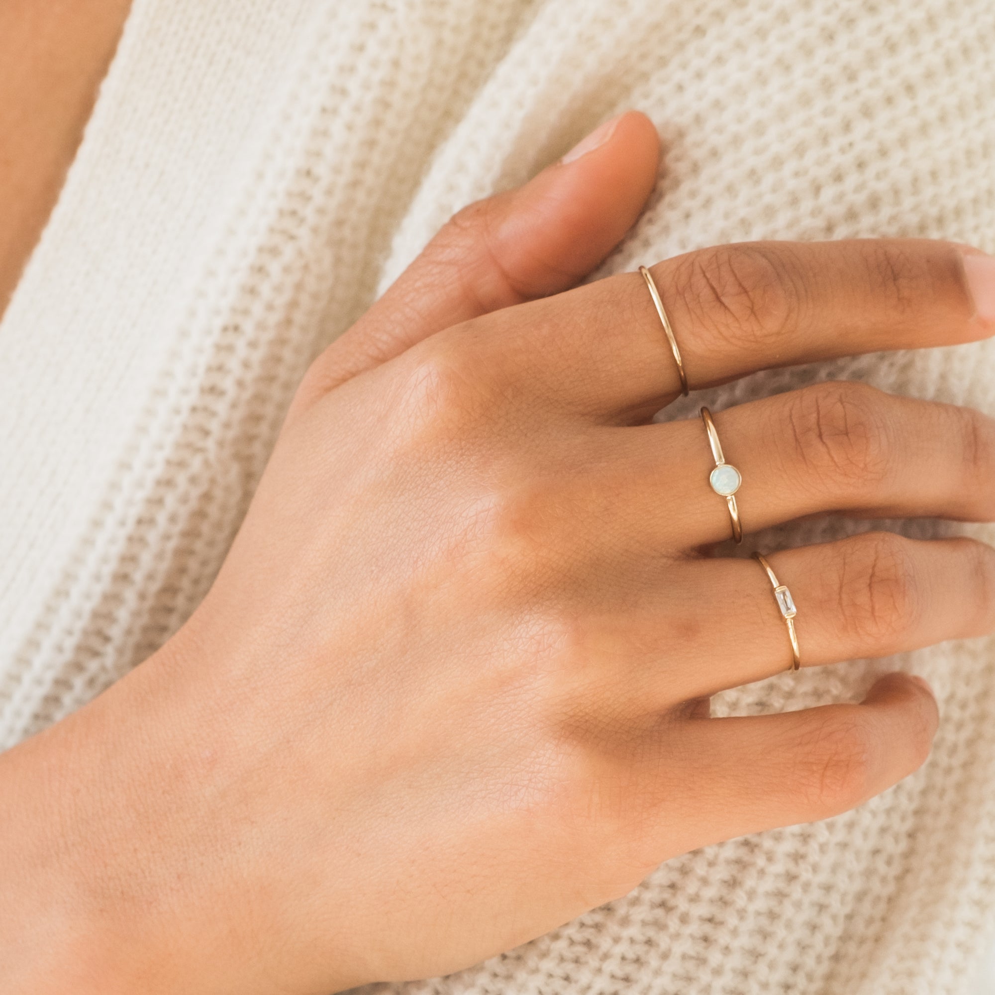 Dainty Stacking Ring Set