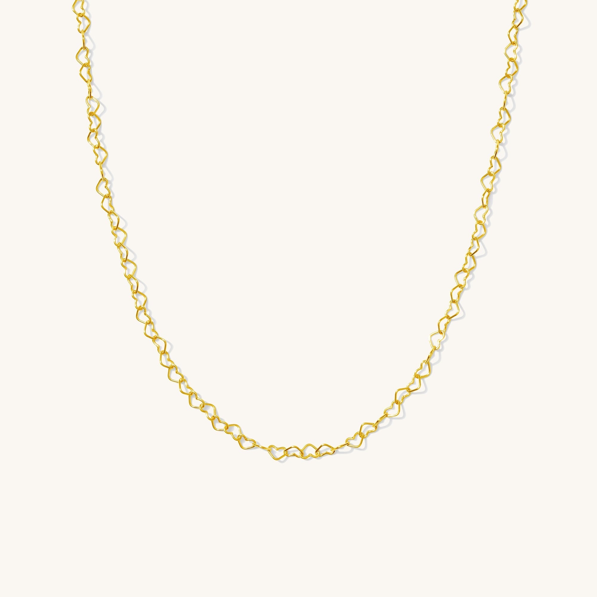 Dainty Heart Chain Necklace