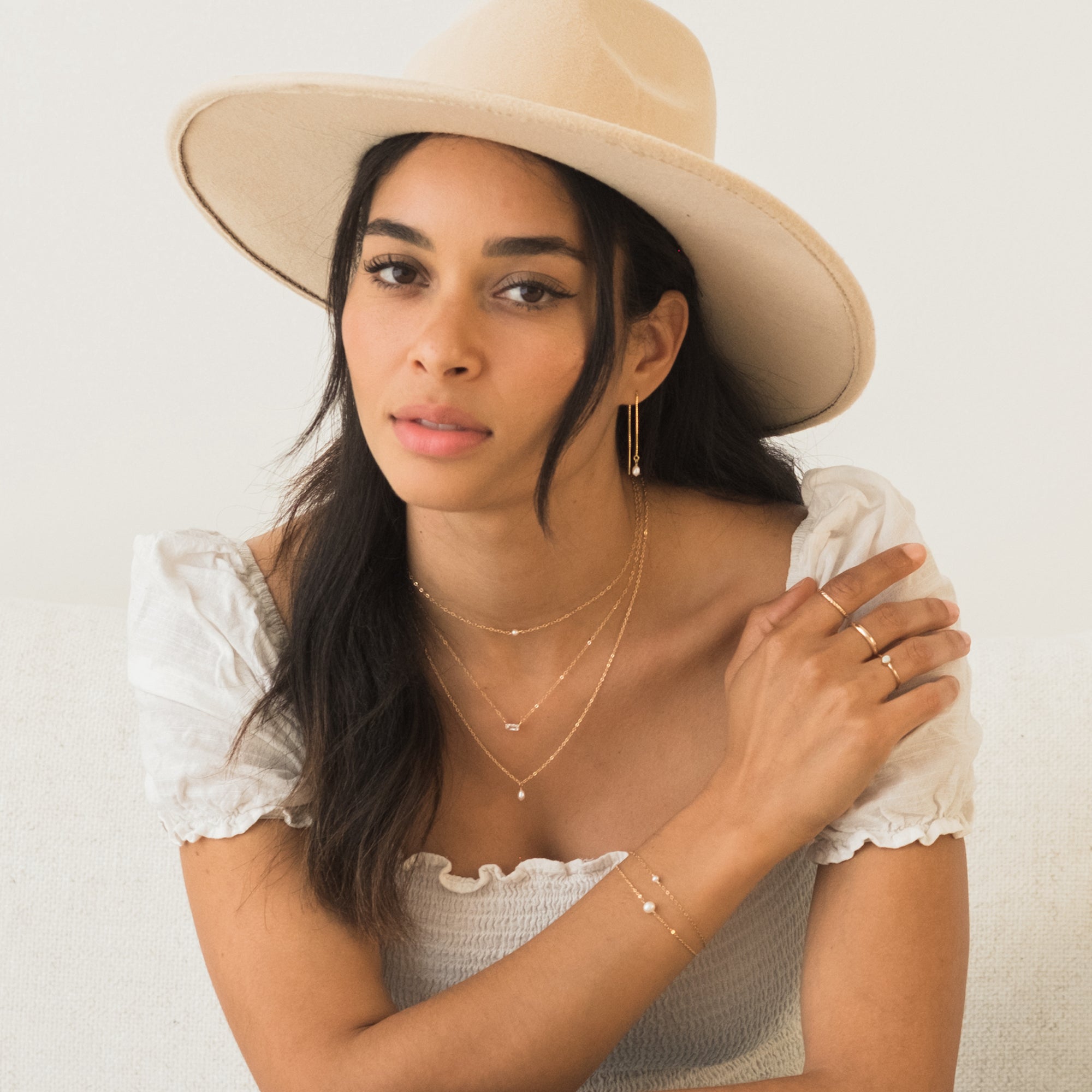 Thin Flower Band Ring