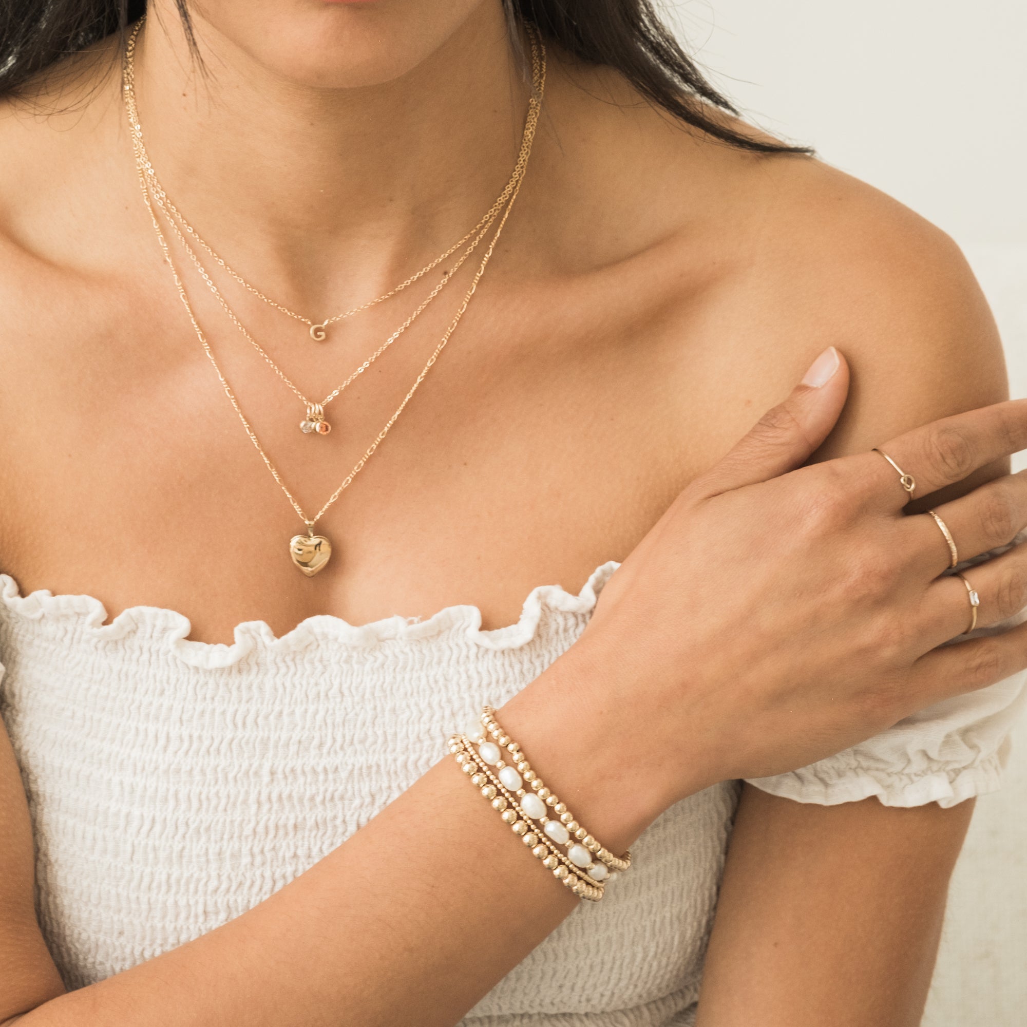 Thin Flower Band Ring