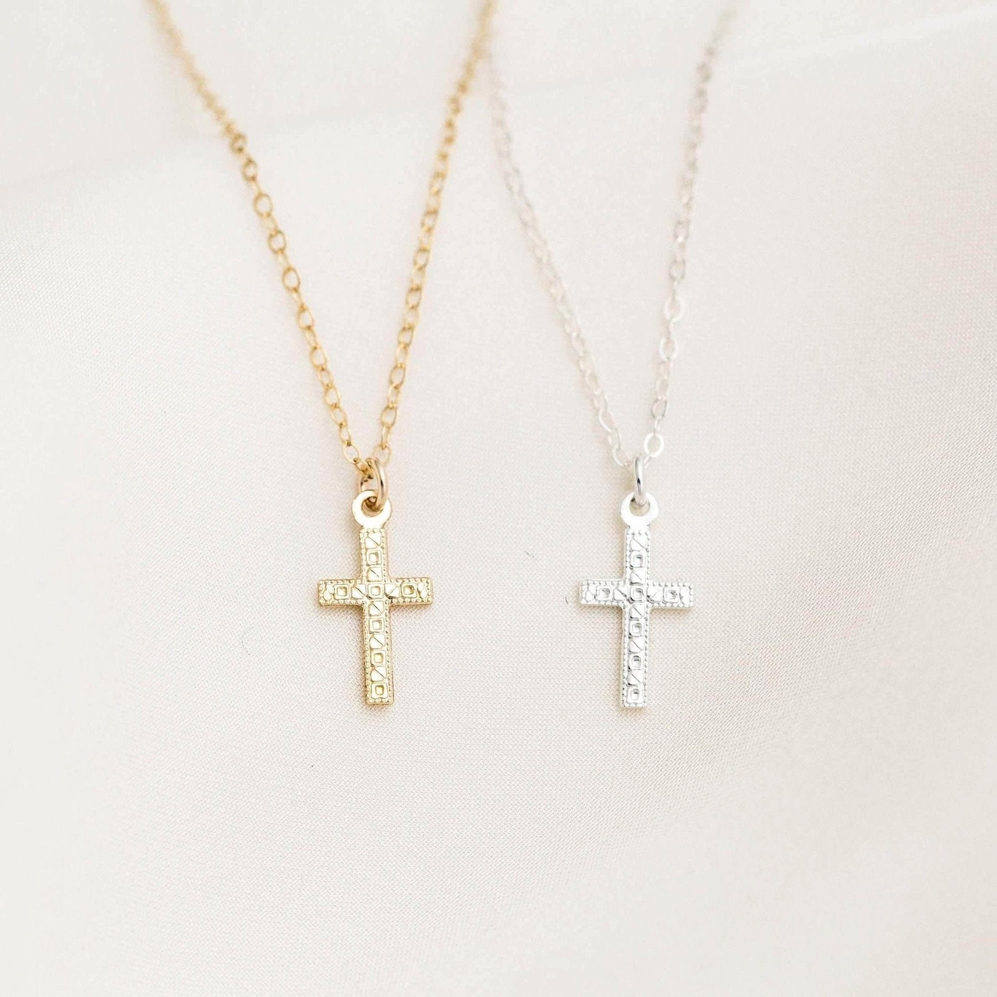Tiny Cross Necklace