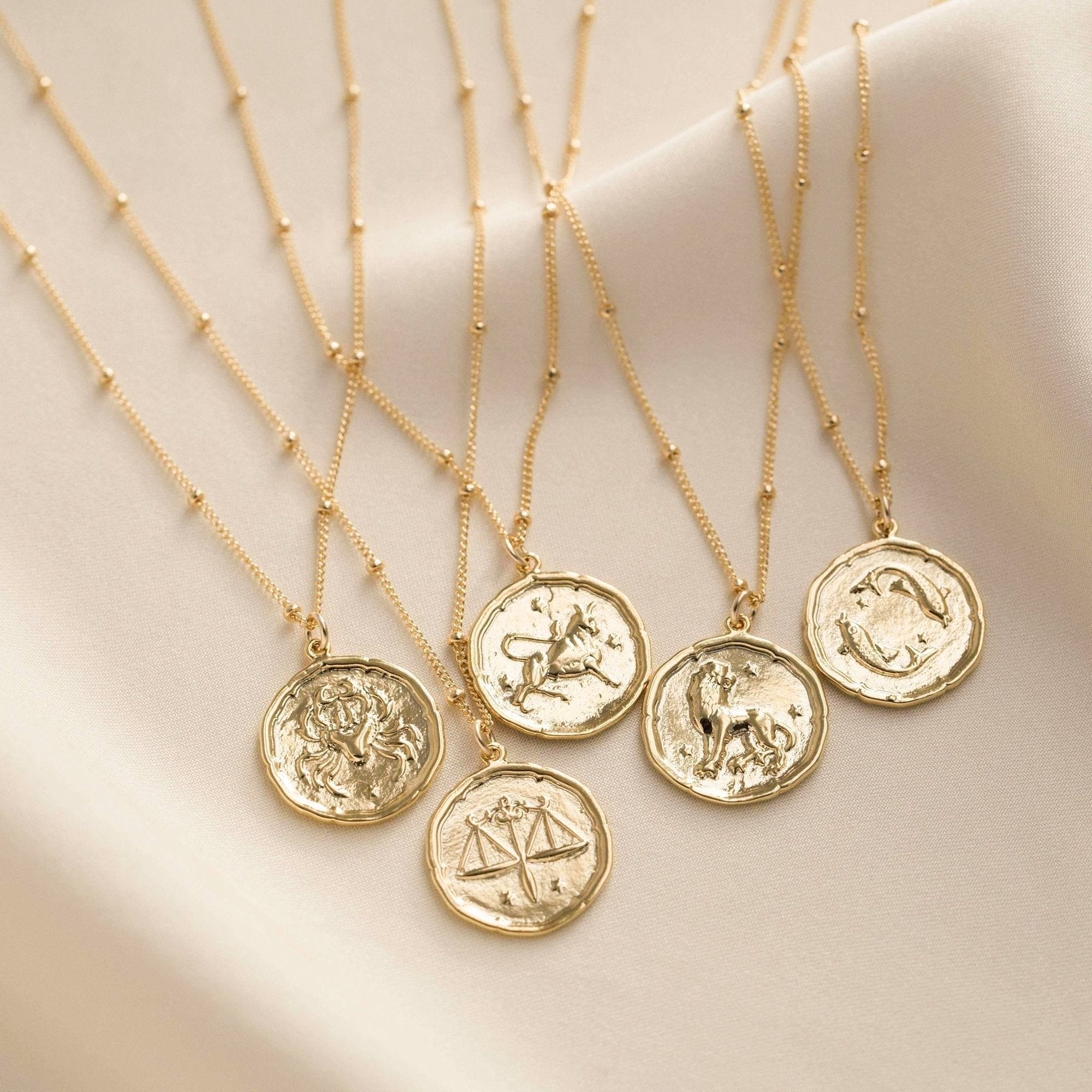 Zodiac Coin Necklace