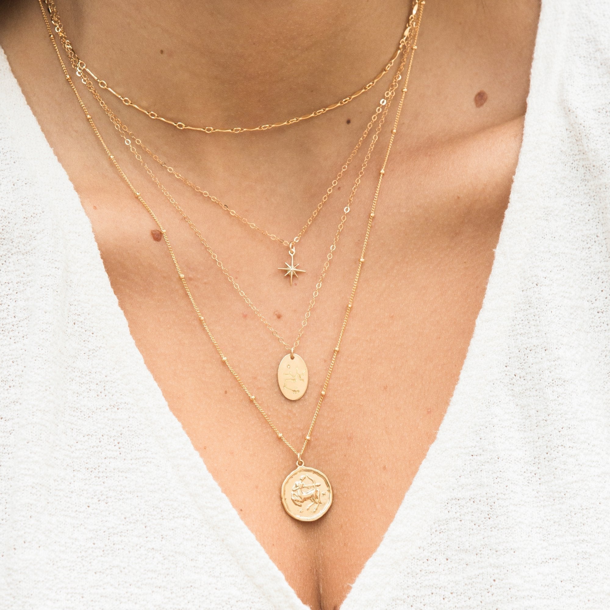 Zodiac Coin Necklace