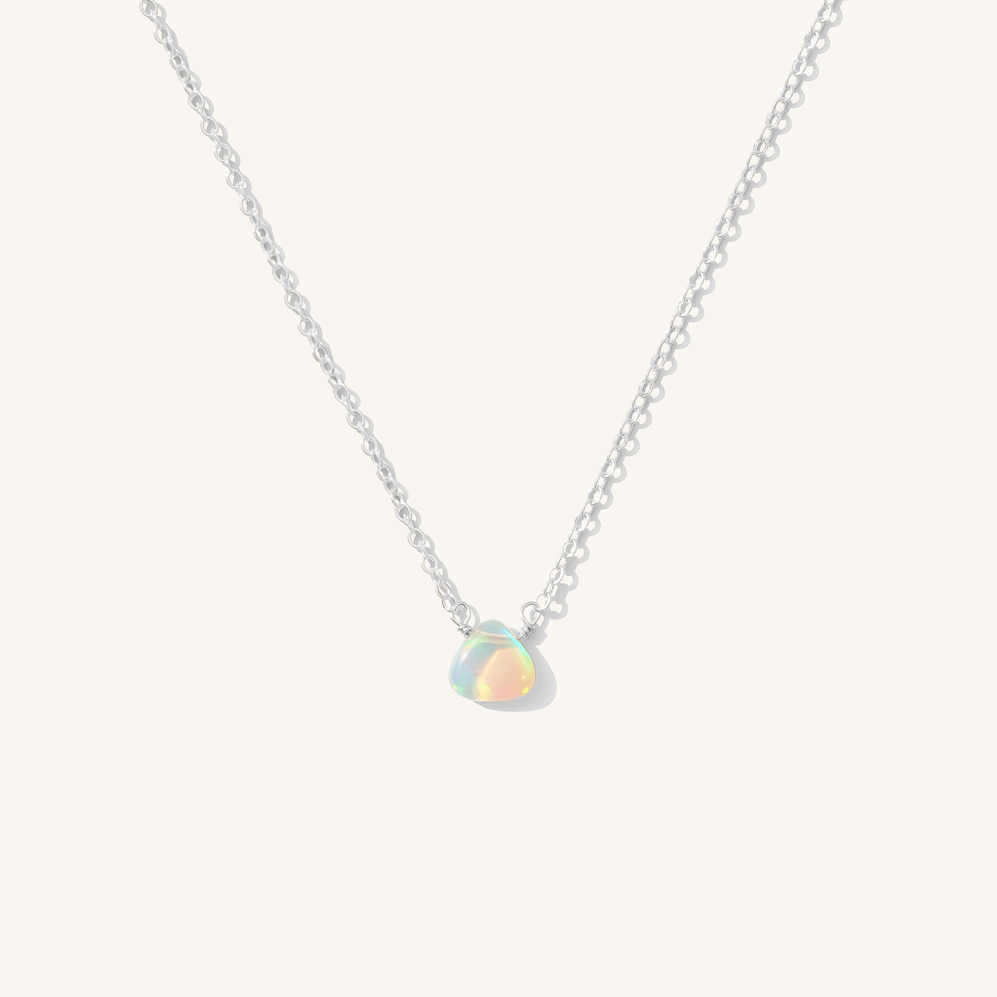 Dainty Opal Necklace