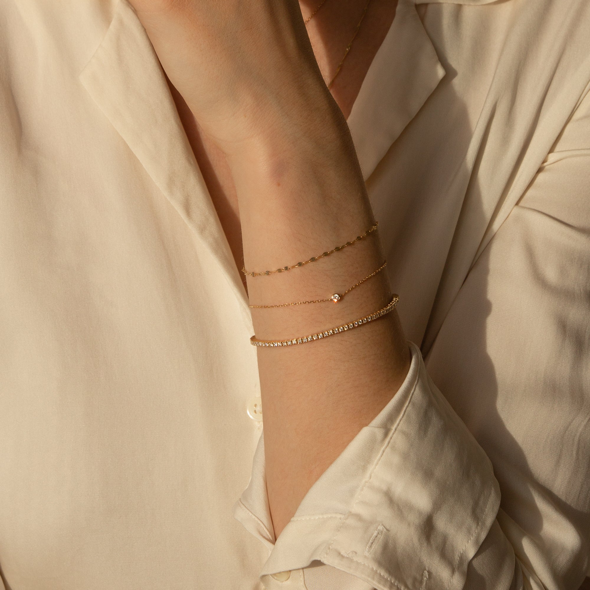 Diamond Bezel Bracelet