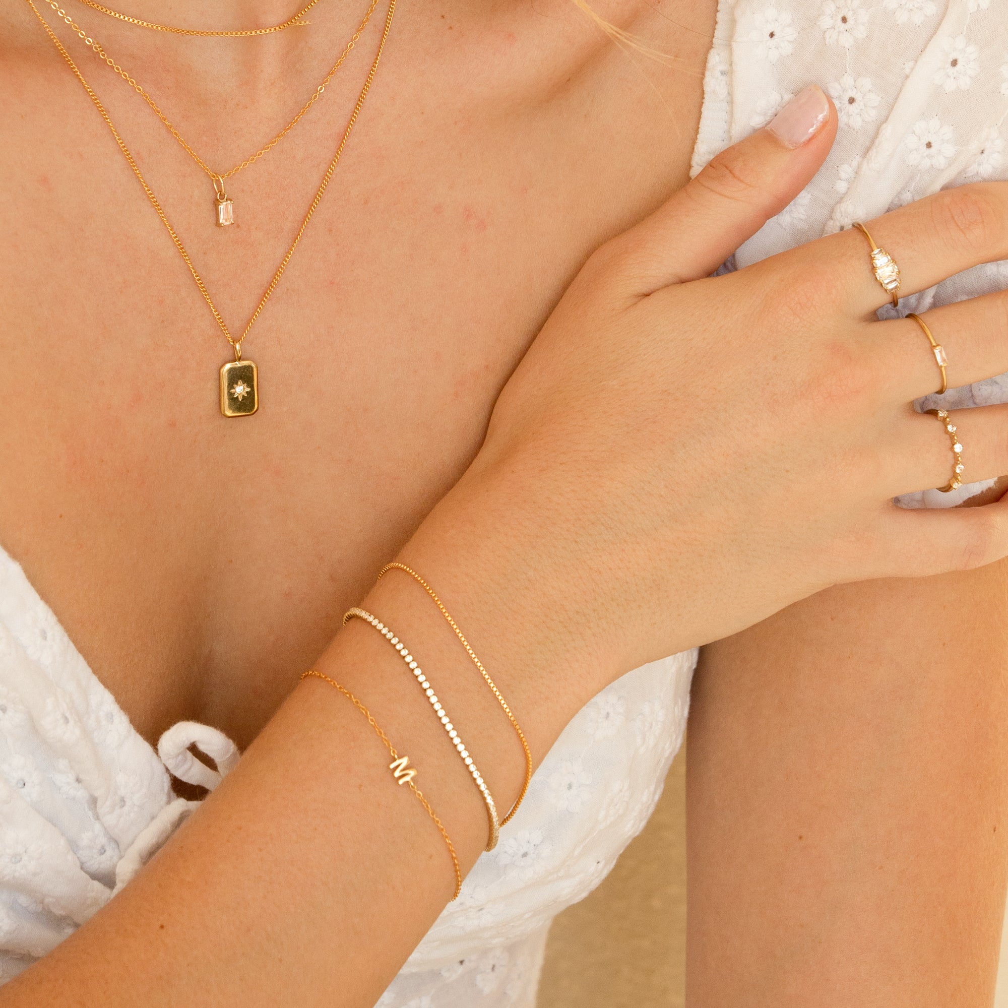 Dainty CZ Tennis Bracelet