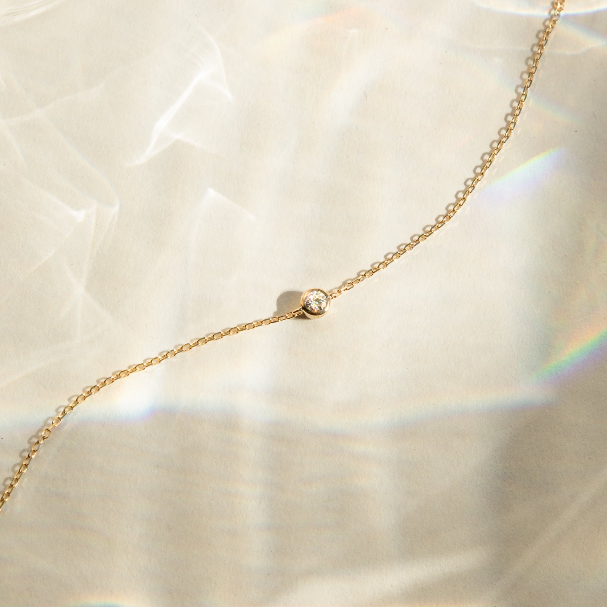 Diamond Bezel Bracelet