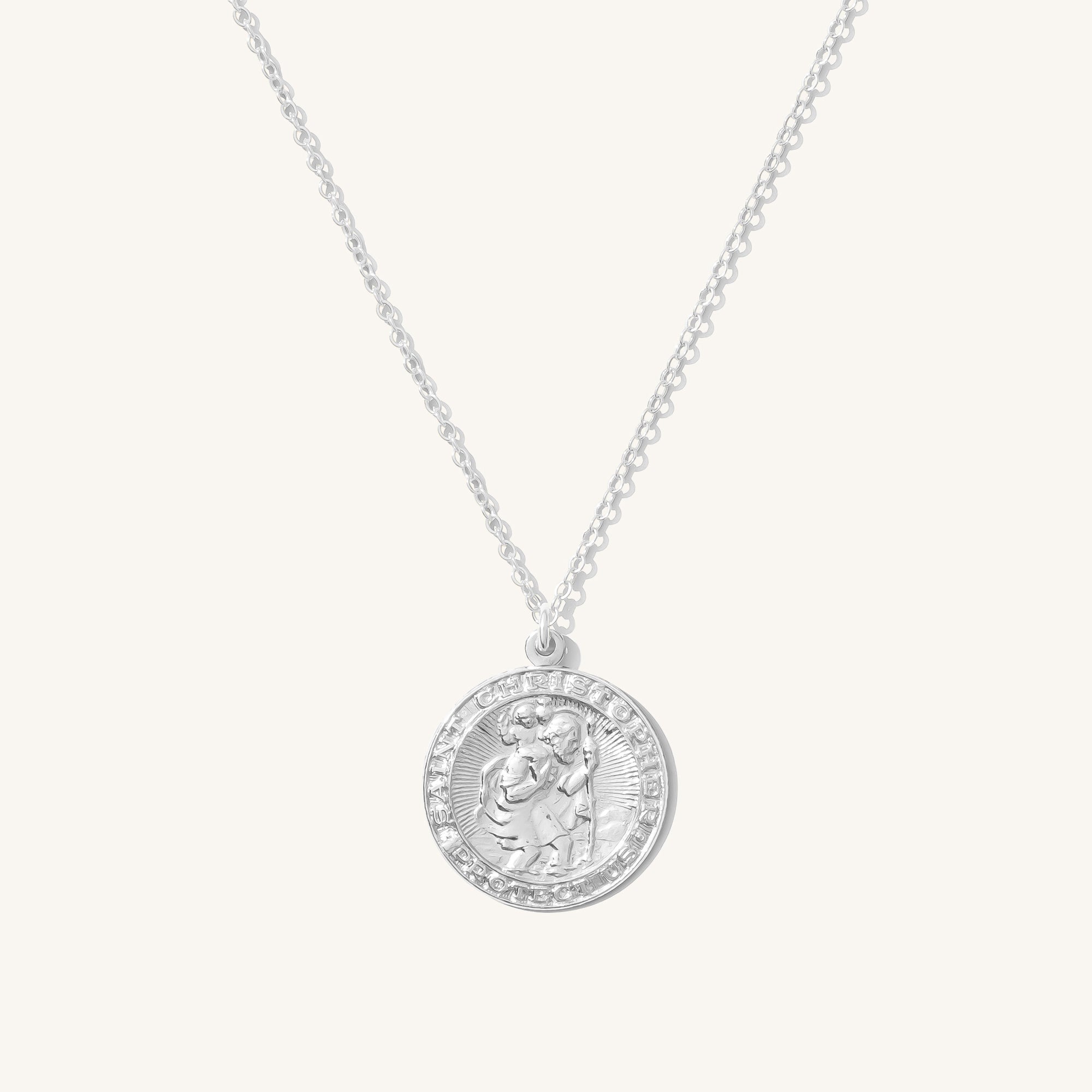 St. Christopher Medallion Necklace