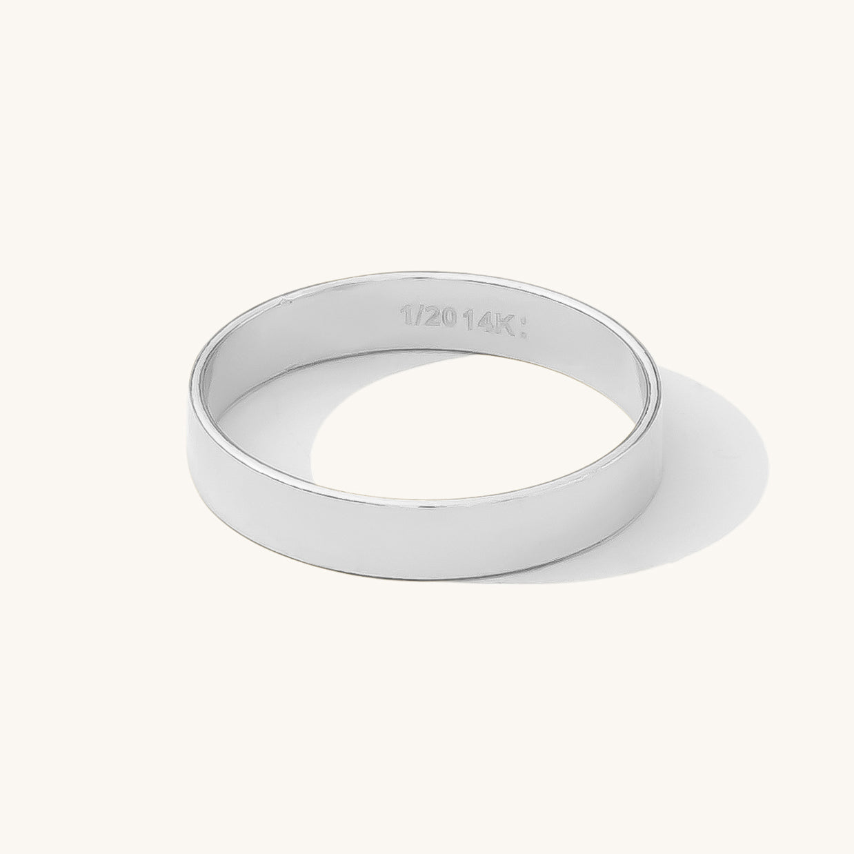 Thick Flat Band Ring