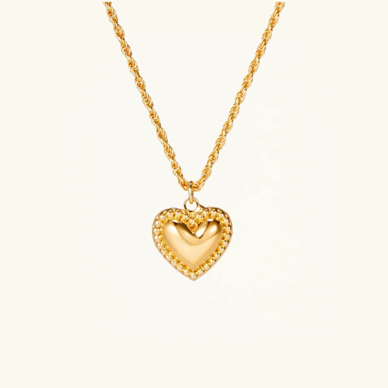 14K Gold Sweetheart Pendant Necklace
